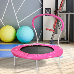 Kaba Kids 36" TRAMPOLINE WITH HANDLE(BL)-METAL