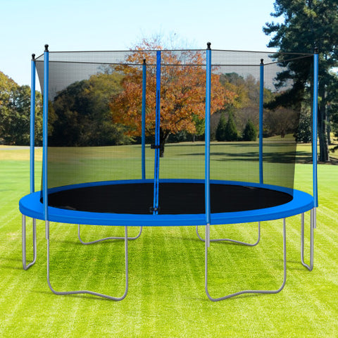 Image of Kaba 12FT Trampoline in Blue