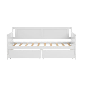 Kaba Kids Daybed with 2 drawers, White