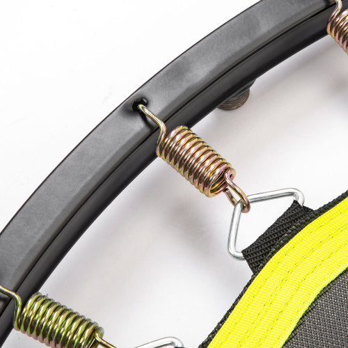 MRS Parent-Child Twin Trampoline with Adjustable Handrail and Safety Cover