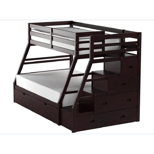 ACME Jason Twin/Full Bunk Bed with Storage Ladder/Trundle