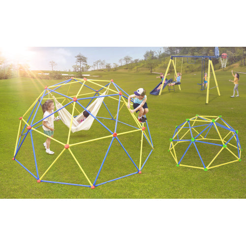 MRS Kids Climbing Dome Jungle Gym - 10 ft Geometric Playground Climber