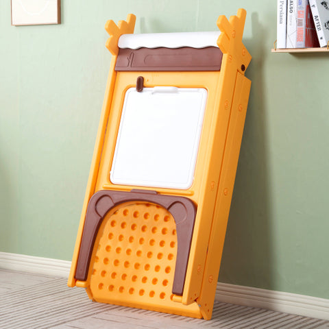 Image of Kids 4 in 1 Play Tent with Stool and Climber, Foldable Playhouse Tent