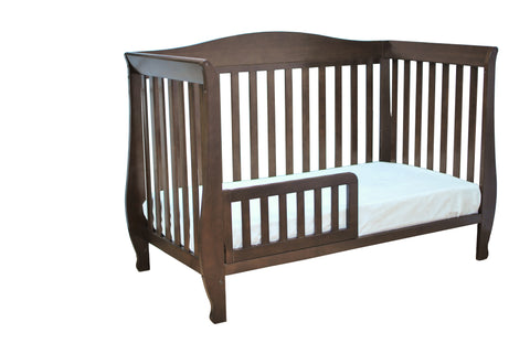Image of AFG Baby Kali II 4-in-1 Convertible Crib and Grace I 3-Drawer Changer in Espresso