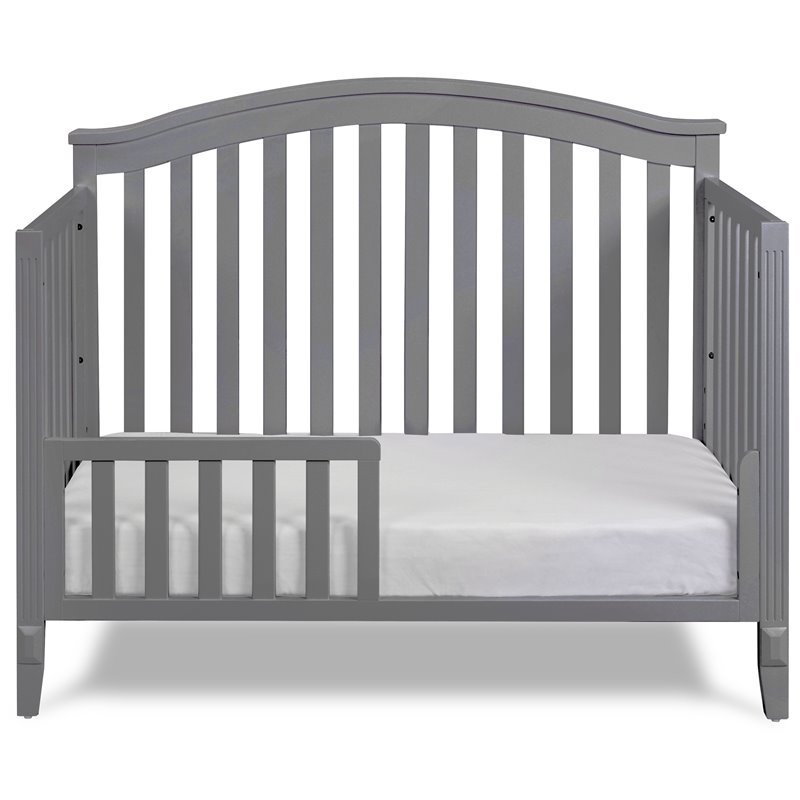 AFG Baby Furniture Kali II 4-in-1 Convertible Crib in Grey