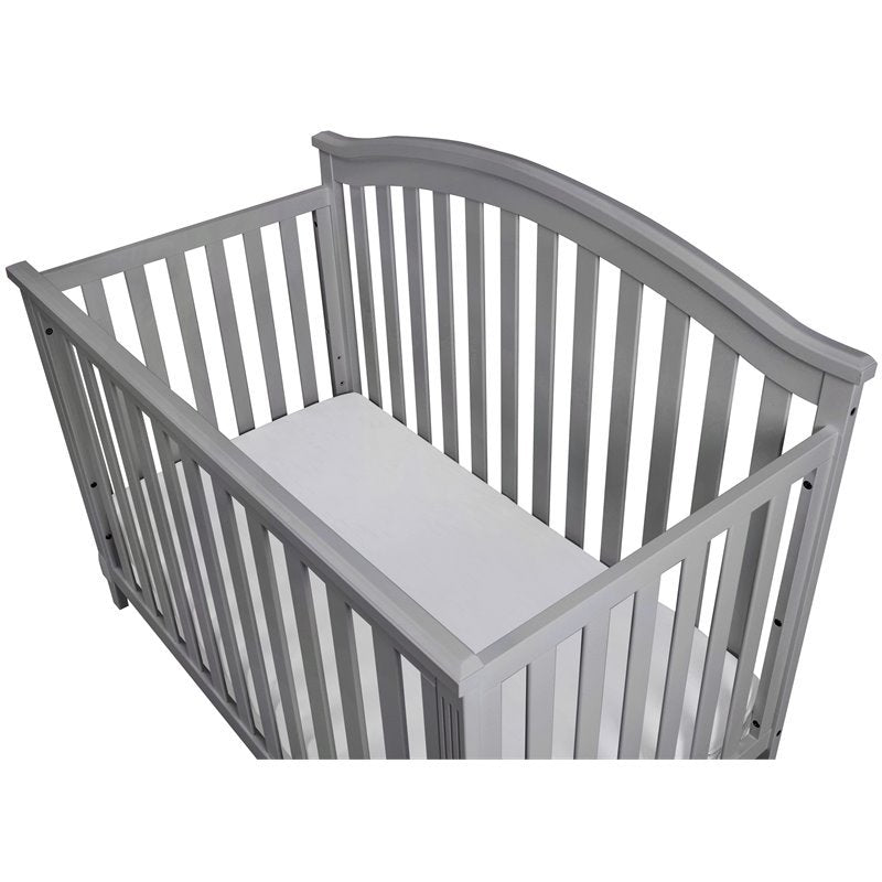 AFG Baby Furniture Kali II 4-in-1 Convertible Crib in Grey