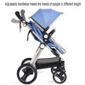 Image of Costway Folding Aluminum Baby Stroller Baby Jogger with Diaper Bag