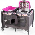 Costway 4-in-1 Convertible Portable Baby Playard Newborn Napper with Music and Toys