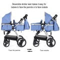 Costway Folding Aluminum Baby Stroller Baby Jogger with Diaper Bag