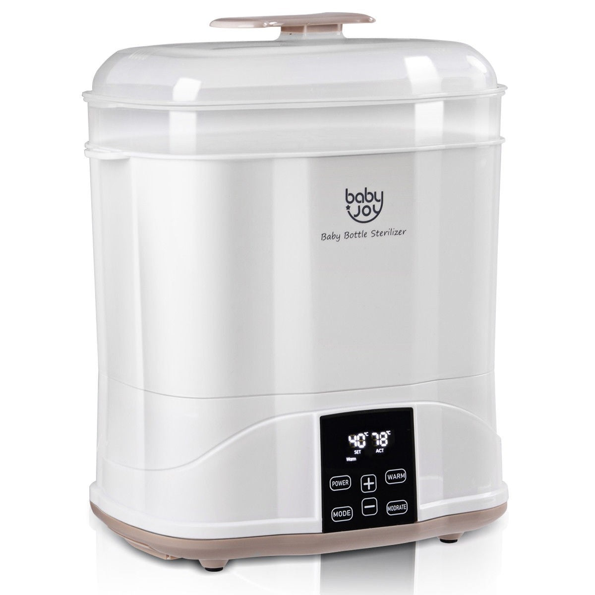 Costway Baby Bottle Electric Steam Sterilizer With LED Monitor