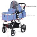 Costway Folding Aluminum Baby Stroller Baby Jogger with Diaper Bag