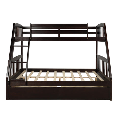 Image of Topmax Twin Over Full Bunk Bed with Storage