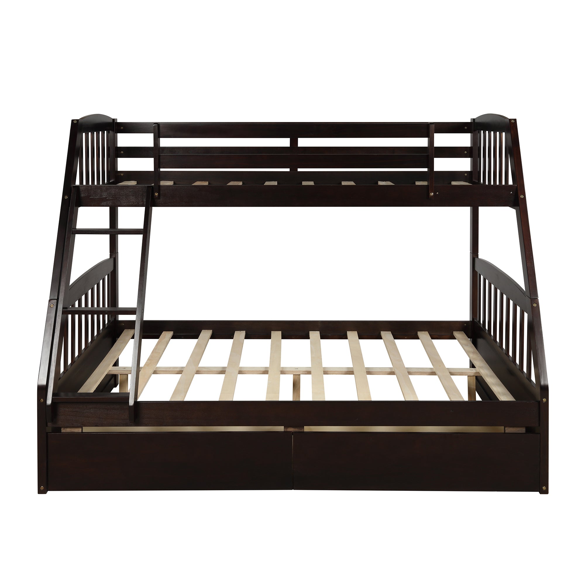 Topmax Twin Over Full Bunk Bed with Storage