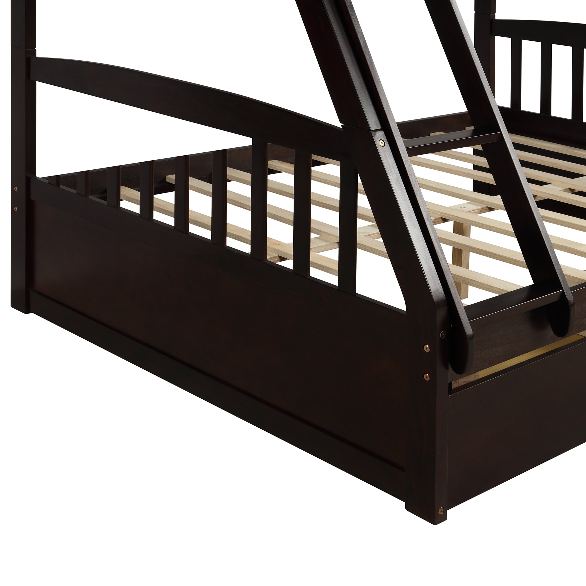 Topmax Twin Over Full Bunk Bed with Storage