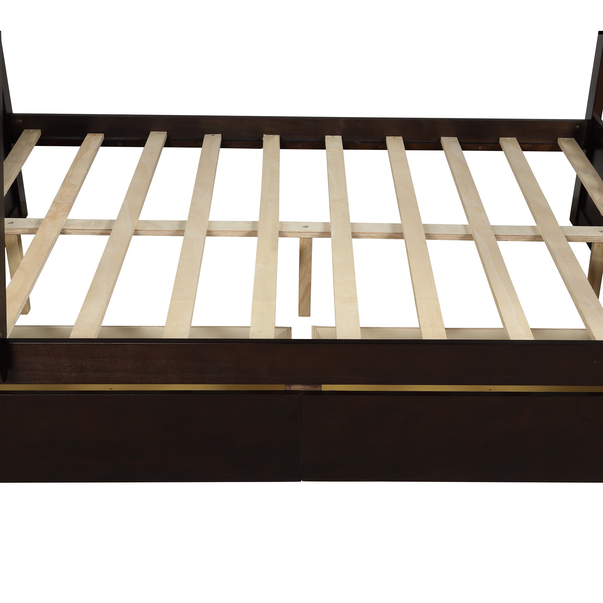 Topmax Twin Over Full Bunk Bed with Storage