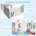Image of Costway 10-Panel Kids Safety Activity Center