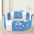 Costway 16-Panel Foldable Baby Playpen Kids Activity Centre