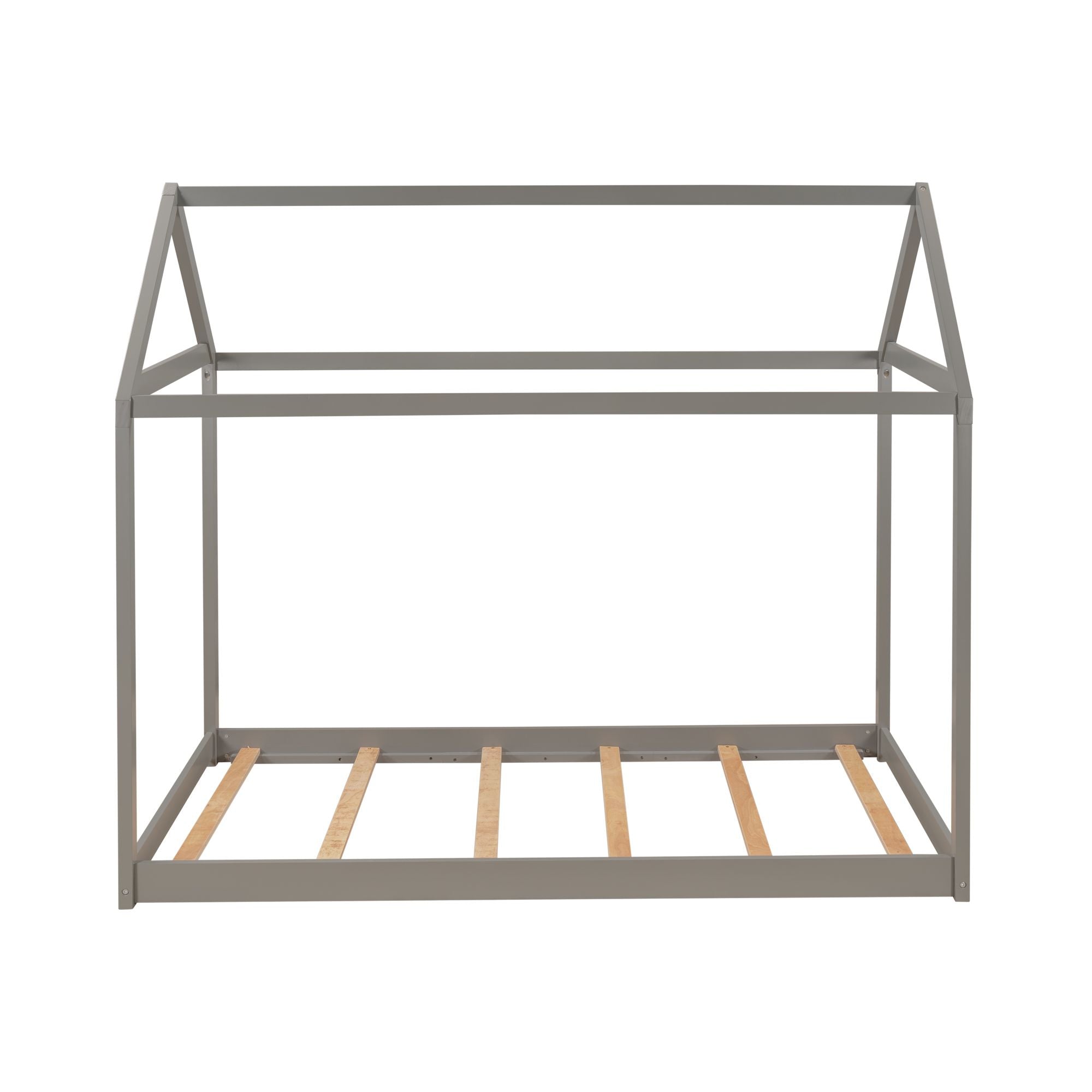 Twin Size Wooden House Bed