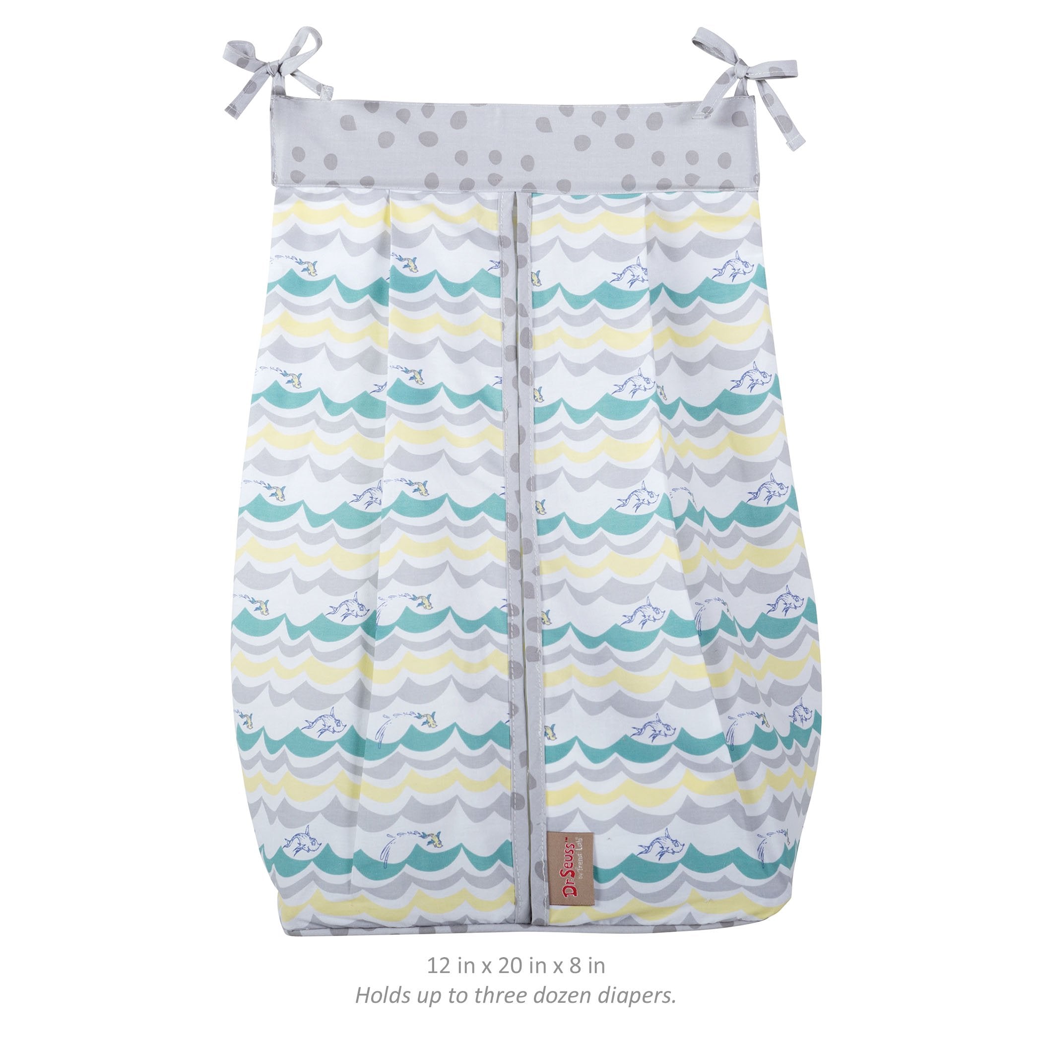 Trend Lab Dr. Seuss New Fish 5 Piece Crib Bedding Set