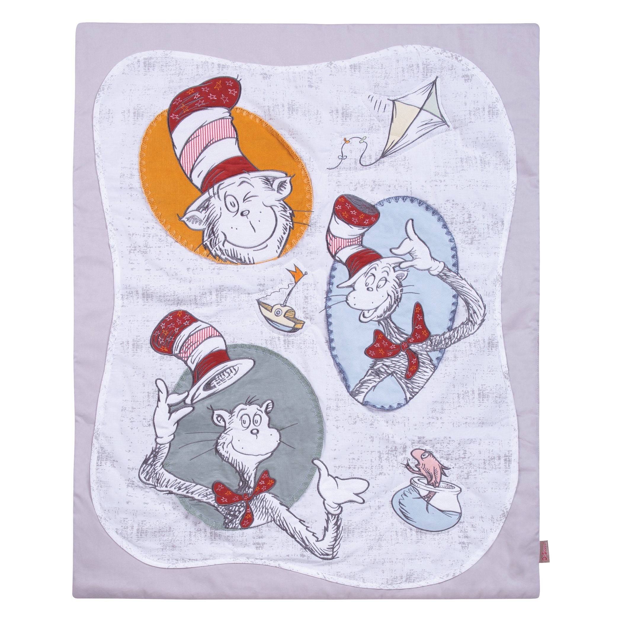 Trend Lab Dr. Seuss Classic Cat in the Hat 3 Piece Crib Bedding Set
