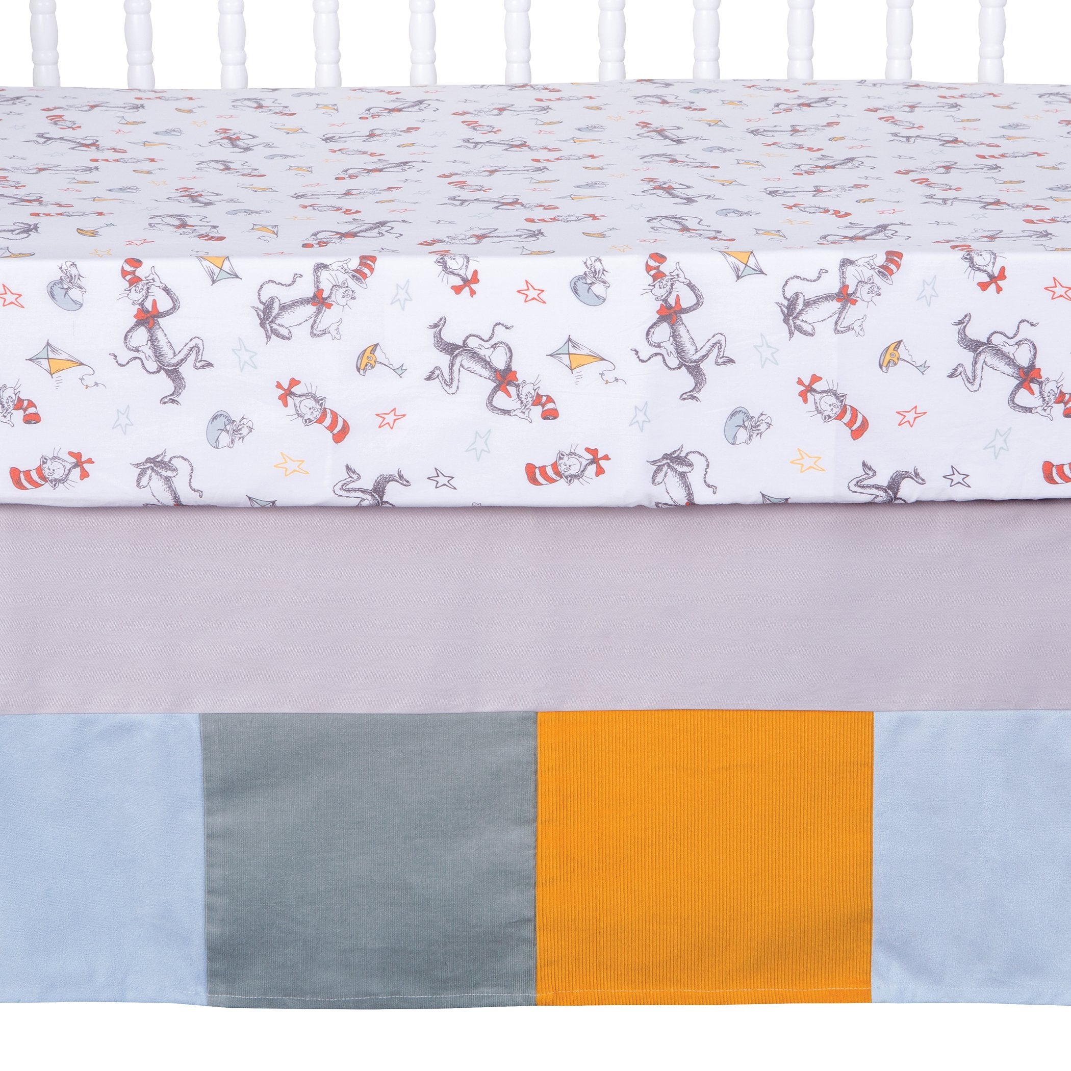 Trend Lab Dr. Seuss Classic Cat in the Hat 3 Piece Crib Bedding Set