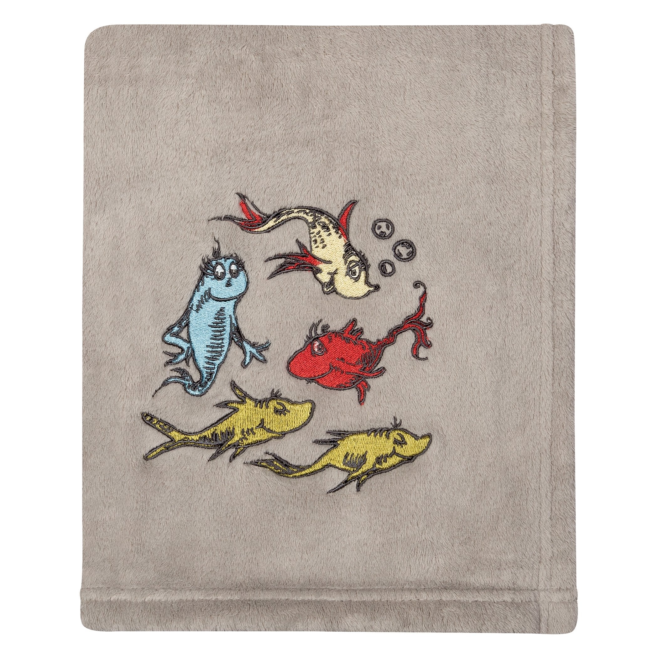 Trend Lab Dr. Seuss One Fish Two Fish 4 Piece Crib Bedding Set