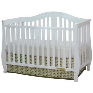 Athena Desiree 4 in 1 Convertible Crib in White