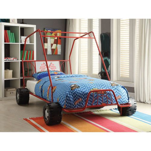 ACME Xander Twin Bed in Metal