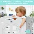 Image of Costway 14-Panel Foldable Baby Activity Centre Playpen
