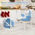 Costway 6-in-1 Convertible Baby Booster Seat with Tray Wheels