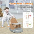 Costway 6-in-1 Convertible Baby Booster Seat with Tray Wheels