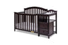 AFG Baby Furniture Athena Kali 4-in-1 Crib and Changer in Expresso