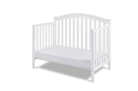 Image of AFG Baby Kali II 4-in-1 Convertible Crib with Amber 2-Drawer Changer in White
