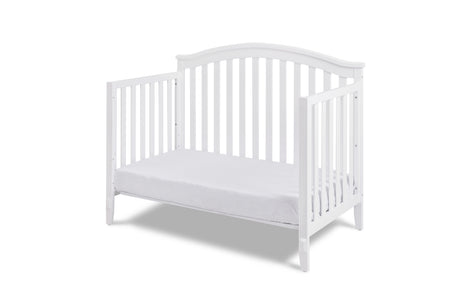 AFG Baby Kali II 4-in-1 Convertible Crib with Amber 2-Drawer Changer in White