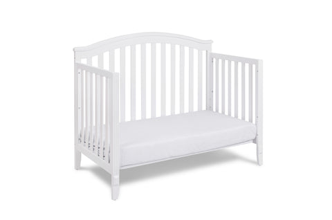 Image of AFG Baby Kali II 4-in-1 Convertible Crib with Amber 2-Drawer Changer in White