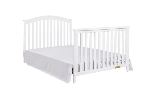 Image of AFG Baby Kali II 4-in-1 Convertible Crib with Leila 2-Drawer Changer in White