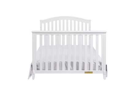 AFG Baby Kali II 4-in-1 Convertible Crib with Leila 2-Drawer Changer in White