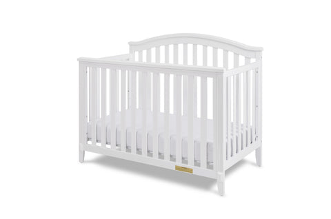 Image of AFG Baby Kali II 4-in-1 Convertible Crib with Amber 2-Drawer Changer in White
