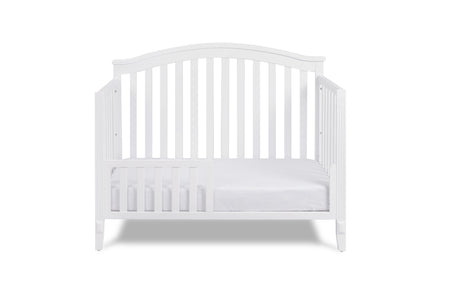 AFG Baby Kali II 4-in-1 Convertible Crib with Amber 2-Drawer Changer in White
