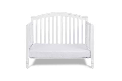 Image of AFG Baby Kali II 4-in-1 Convertible Crib with Amber 2-Drawer Changer in White