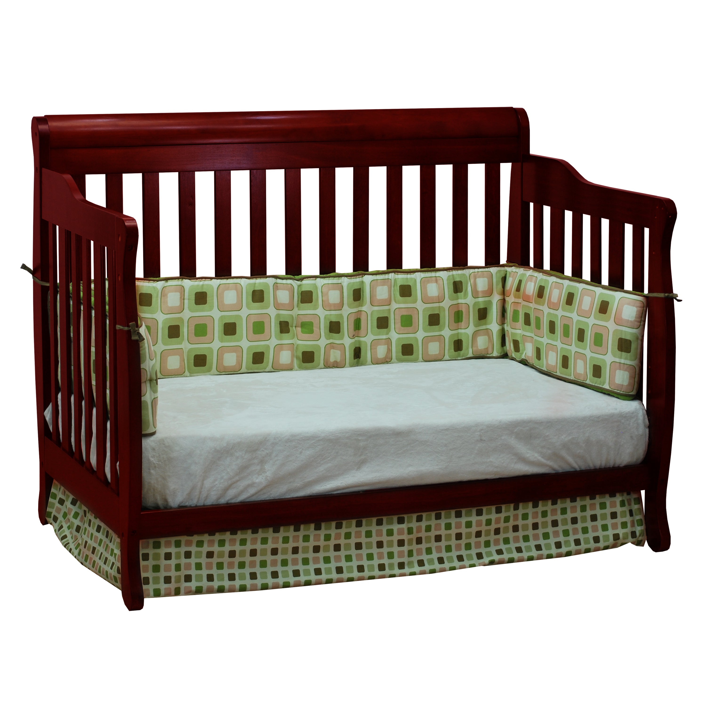 AFG Baby Alice 3-in-1 Baby Crib Cherry