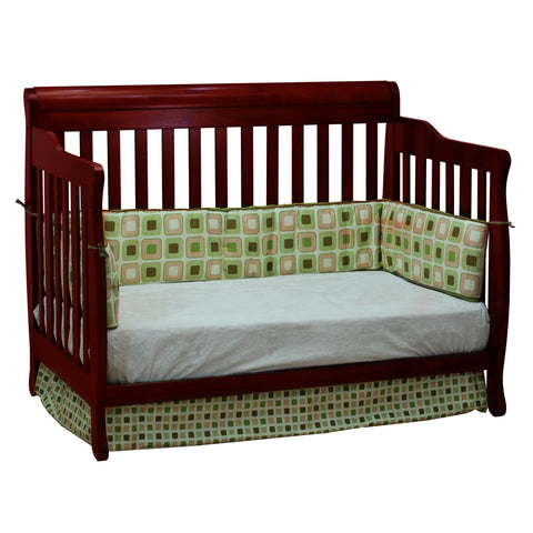 Image of AFG Baby Alice 3-in-1 Baby Crib Cherry