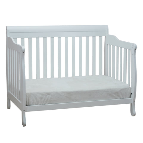Image of AFG Baby Furniture Alice Solid Wood 3-in-1 Convertible Crib in White
