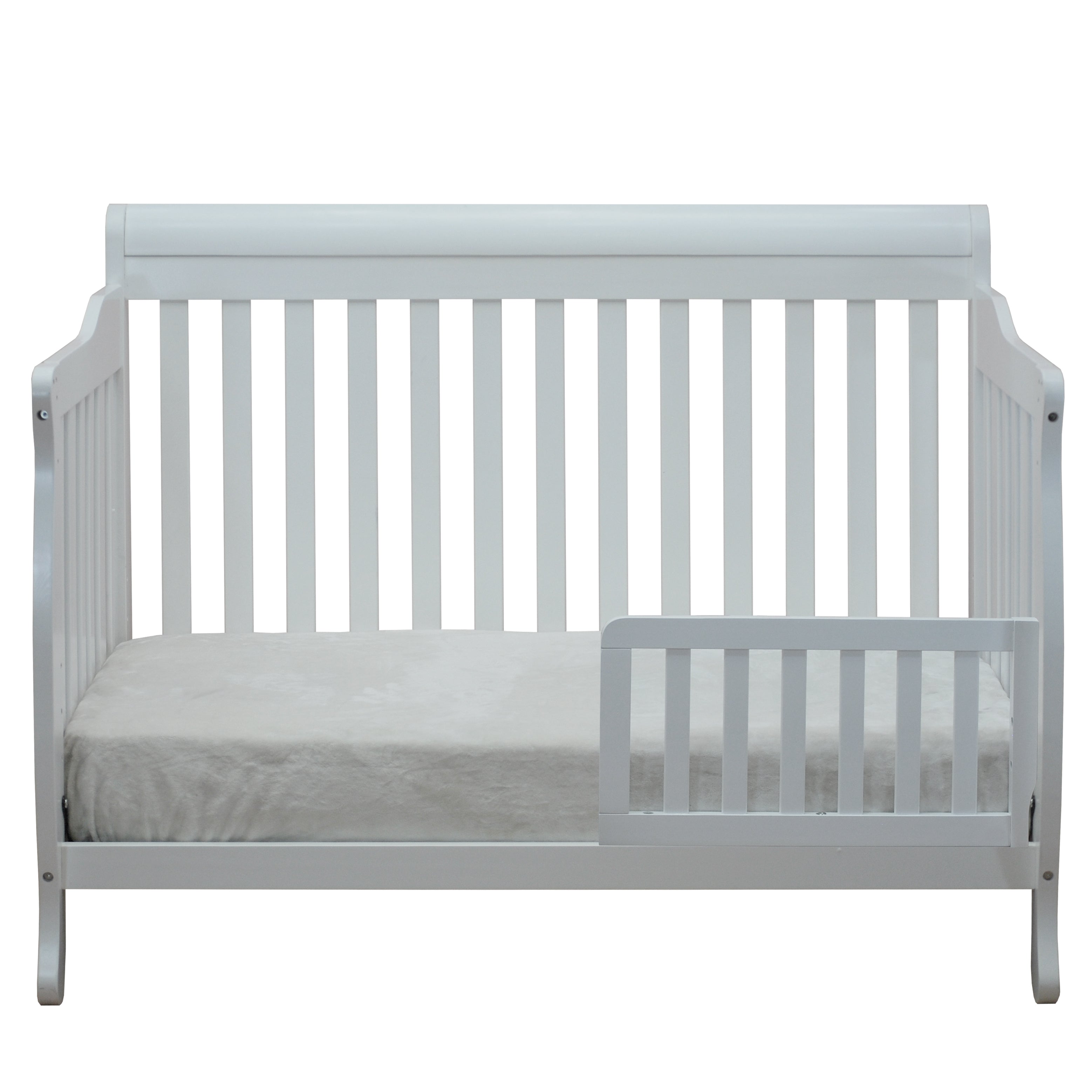 AFG Baby Furniture Alice Solid Wood 3-in-1 Convertible Crib in White