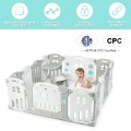 Costway 14-Panel Foldable Baby Activity Centre Playpen