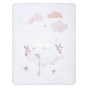 Sammy and Lou Cottontail Cloud 4 Piece Crib Bedding Set