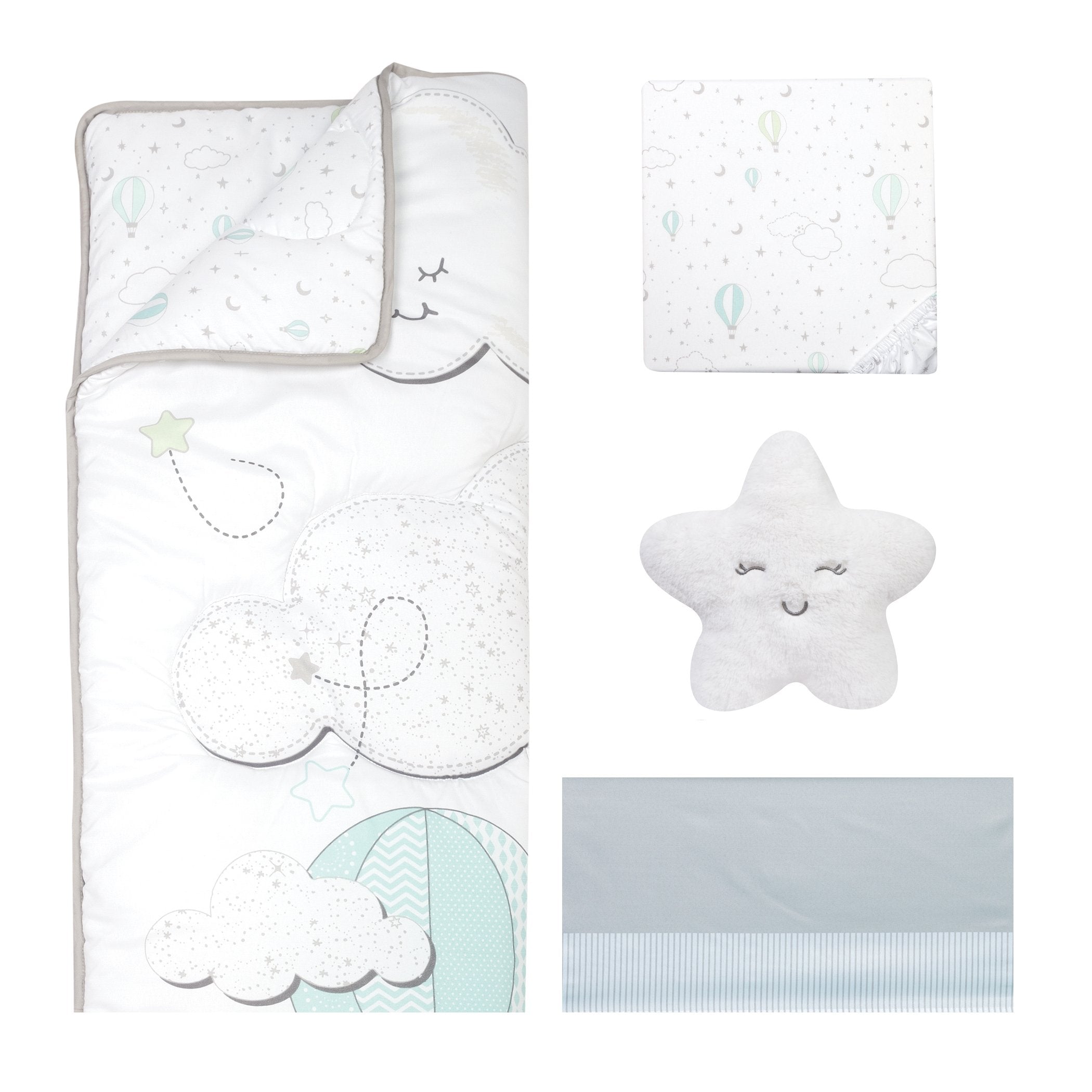 Sammy and Lou Starry Dreams 4 Piece Crib Bedding Set