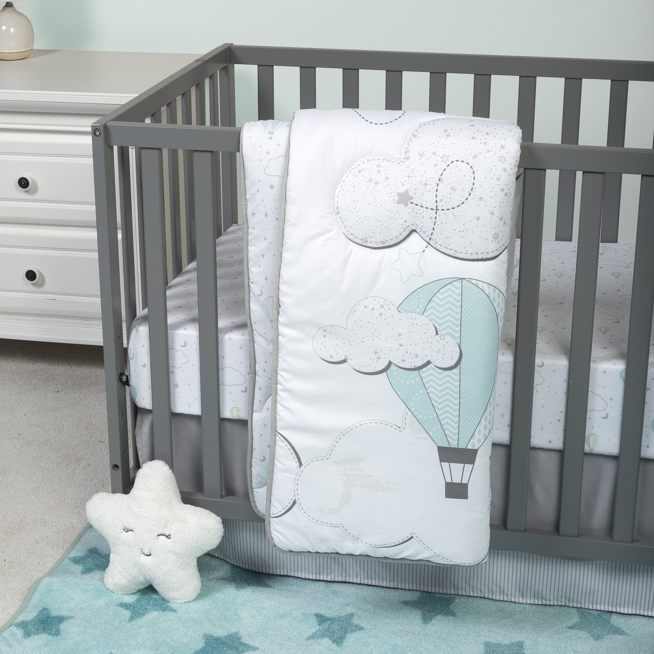 Sammy and Lou Starry Dreams 4 Piece Crib Bedding Set