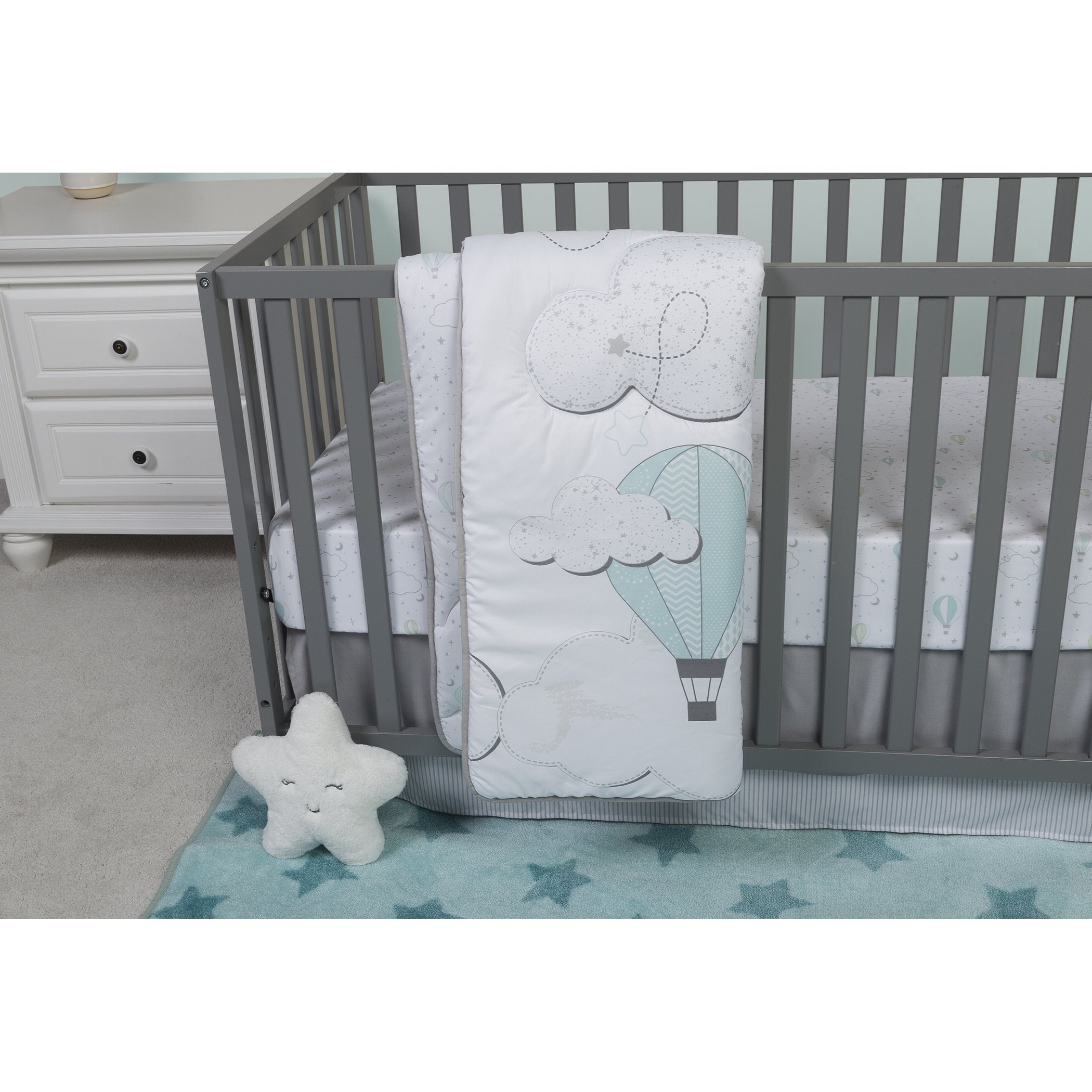Sammy and Lou Starry Dreams 4 Piece Crib Bedding Set