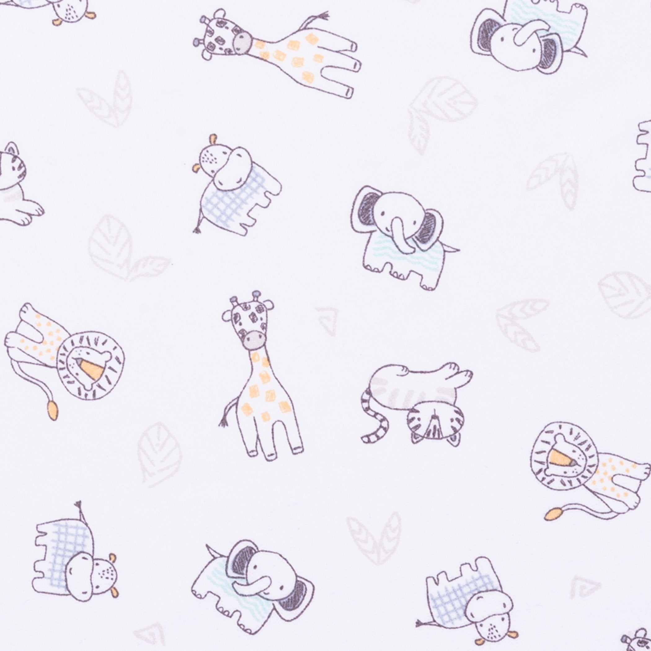 Sammy and Lou Safari Yearbook 4 Piece Crib Bedding Set